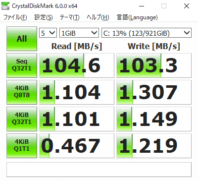 CrystalDiskMark HDD