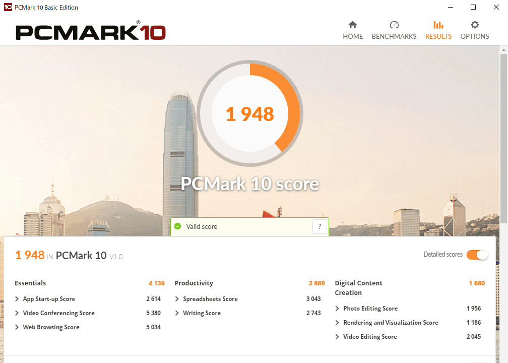 PCMARK10 HDD