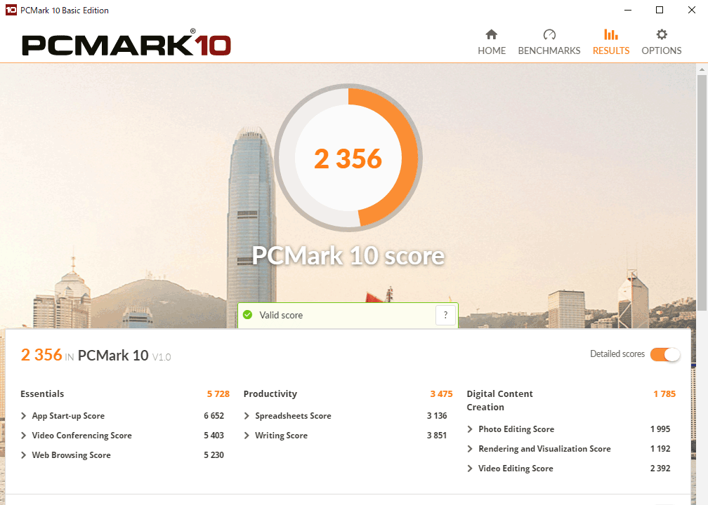 PCMARK10 SSD