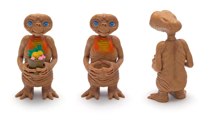 E.T.と鉢植え