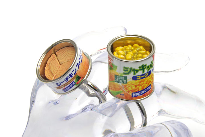 缶詰と中身のリング