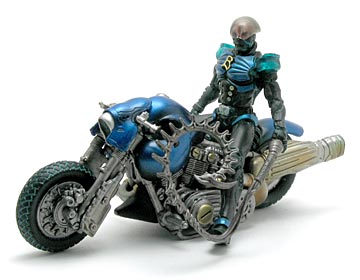 ブルーハカイダー＋バイク
